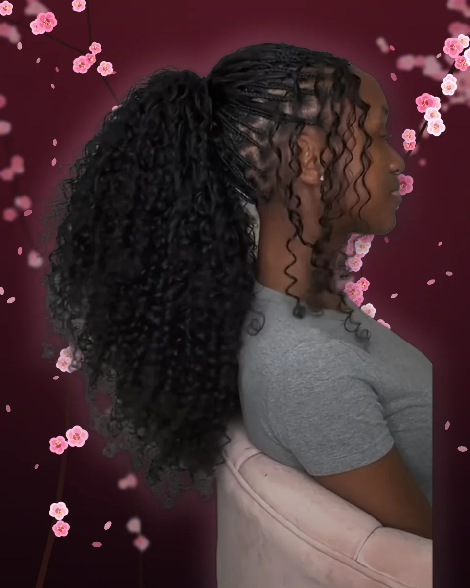 Curly Braided Ponytail