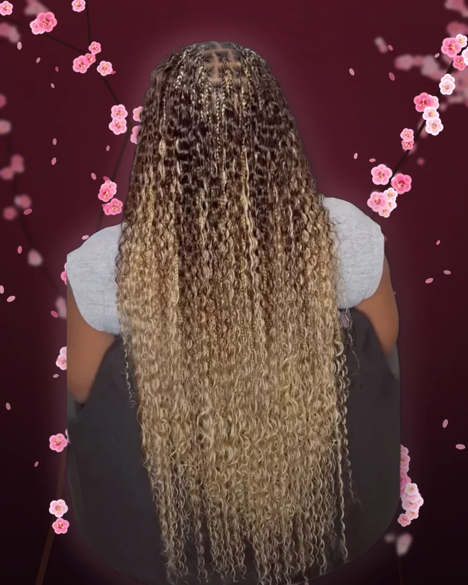 Bohemian Knotless Braids