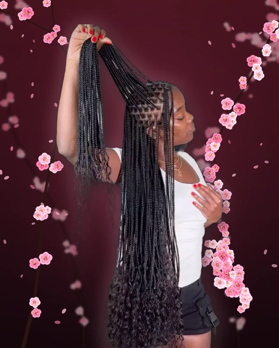 Long Knotless Braids