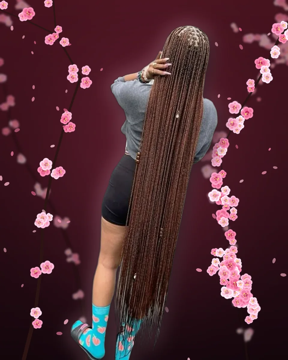 Extra Small Knotless Braids